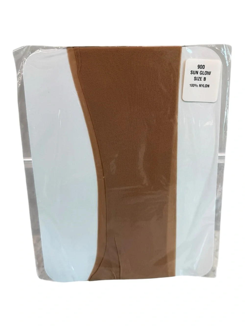 Vintage National’s Guaranteed Hosiery Nylon Seamless Stockings Size B Sun Glow